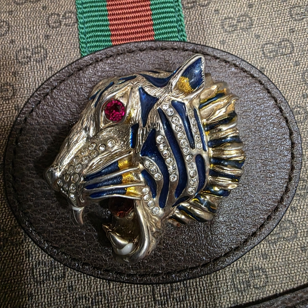 Gucci Rajah leather handbag - Picture 3 of 7